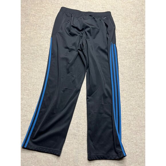 Adidas Active 360 Black & Blue Three Stripe Activewear Pants Men's Size Large - Picture 5 of 9